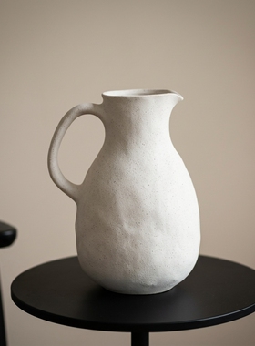 简约哑光陶瓷水壶客厅茶具摆件