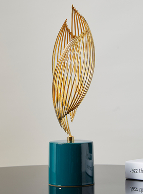 北欧轻奢风生水起创意客r厅家居电视柜酒柜装饰品摆件乔迁新居礼