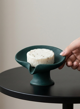 日式陶瓷洗手台肥皂碟收纳摆件