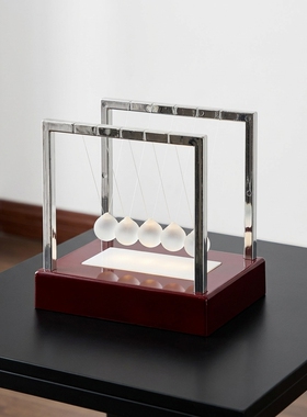 金属透明球体静音物理实验摆件