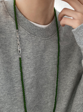 doudoustore长款新中式项链