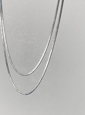 doudoustore双层蛇骨链