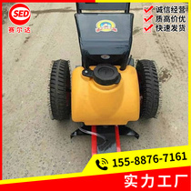 Small electric push type concrete pipe pile cutting machine for road surface bridge