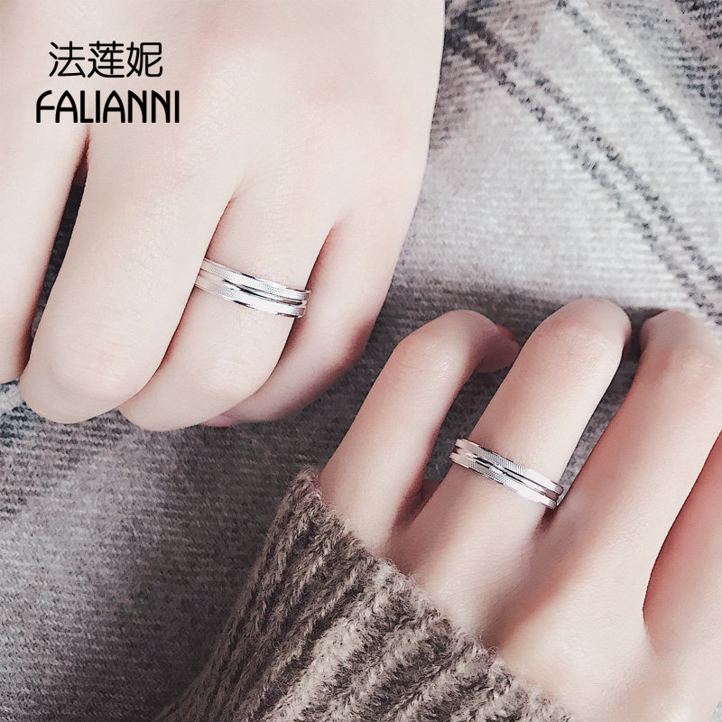 法莲妮女纯银时尚简约网红款银戒指 法莲妮戒指/指环