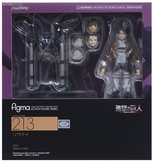 figma 213 203 207进击的巨人利威尔 兵长三笠艾伦 动漫可动手办 - 图2