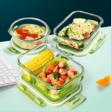 Создать офисные работники Стеклянная ланч -коробка может быть микроволновой печью, отопление специальных мисок, разделенные коробки для ланч бенто