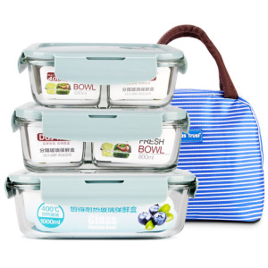 创得耐热玻璃饭盒