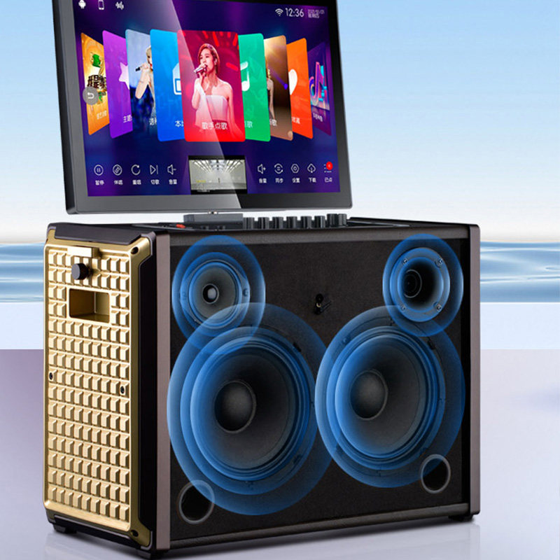 山水f9家庭ktv套装点歌机机连音响 sansui卓昕越KTV/卡拉OK音箱