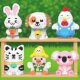 High-quality animal building blocks and super cute assembled toys