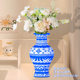 Blue and white porcelain building blocks 2024 new assembly toy ornaments