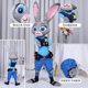 Extra large Judy Rabbit and Nick Fox educational assembly toy