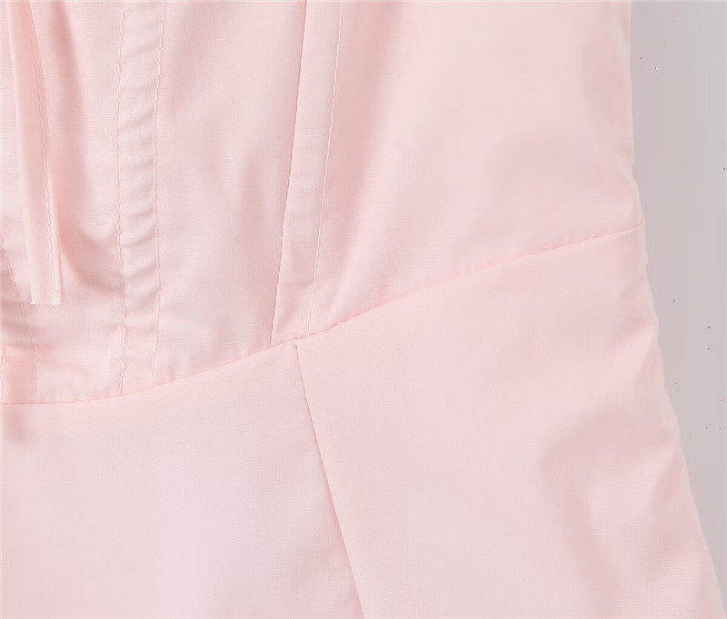 【包邮】法式纯欲风抹胸抽褶收腰显瘦吊带裙鱼骨绑带小个子连衣裙