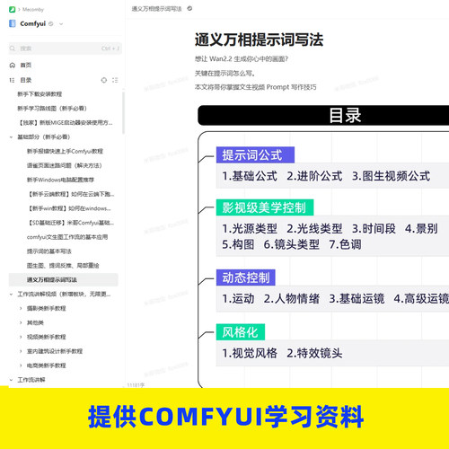 Comfyui短剧教程AI漫剧制作软件电商动画视频AI绘画数字人自媒体 - 图1