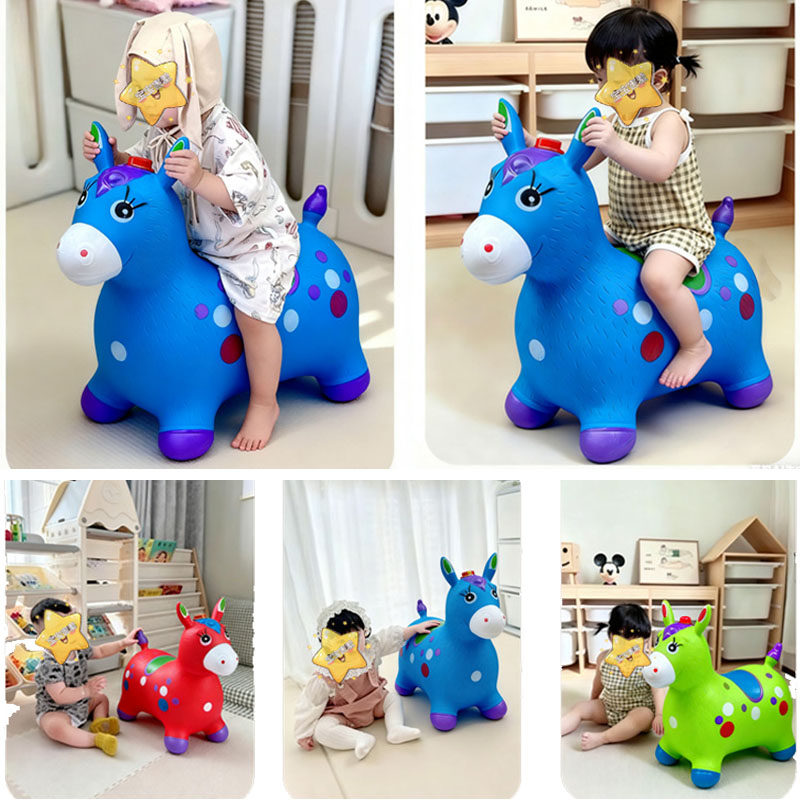 儿童玩具跳跳马充气马音乐坐骑亲子互动户外玩具跳跳鹿加大加厚,淘宝优惠券,粉丝福利购,淘宝优惠卷
