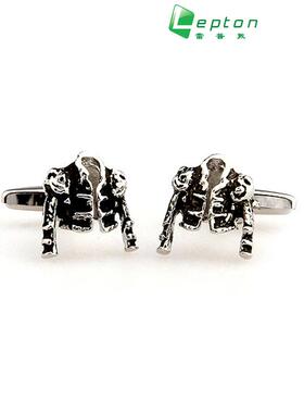 趣味男士法式金属欧美风袖扣