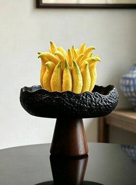 佛手柑托盘中式桌面陶瓷