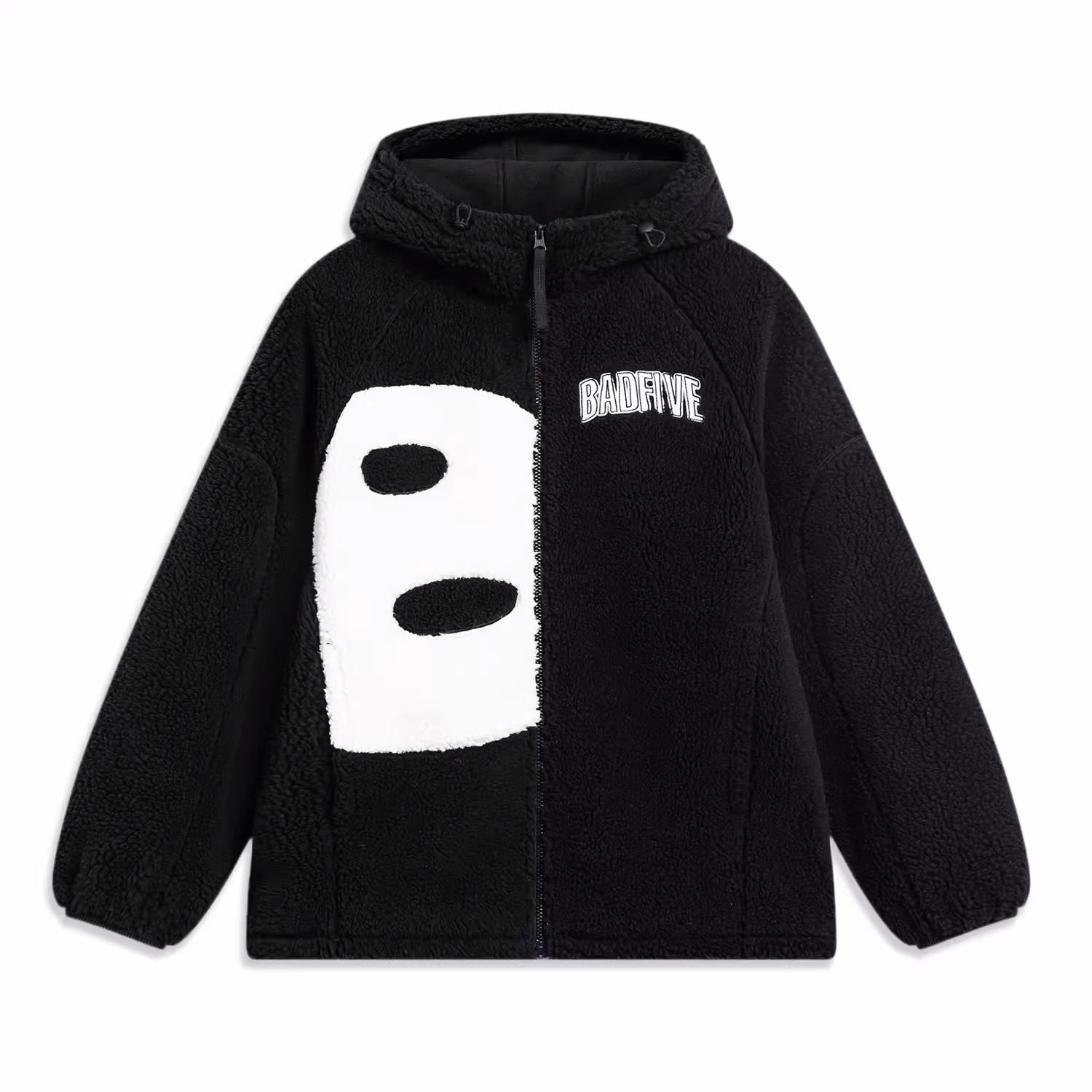 李宁羊羔绒外套男2023冬新款反伍加绒保暖连帽针织外套AFDT665LL,淘宝优惠券,粉丝福利购,淘宝优惠卷