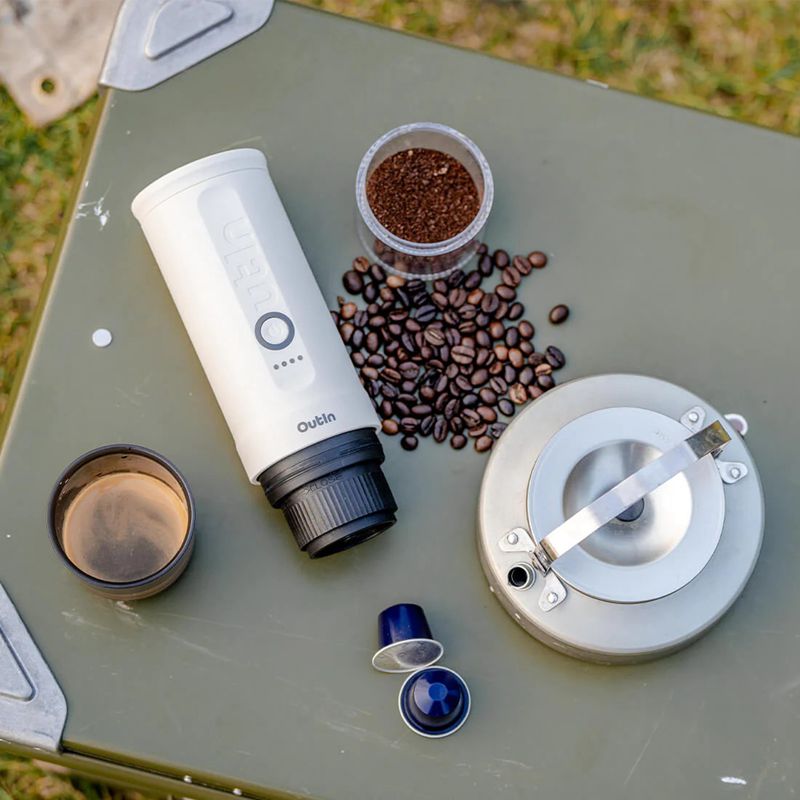 Outin Nano 便携锂电意式浓缩咖啡机 旅行户外 充电使用 冷水加热 - 图2