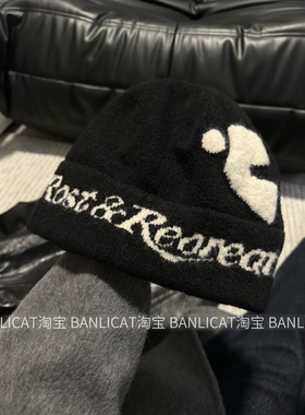 BanliCat羊毛混纺显白灰色针织帽女冬保暖毛线帽冷帽情侣包头帽男