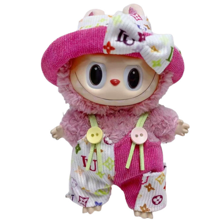 仅娃衣[labubu可用一二三代17厘米拉布布衣服毛绒搪胶裙子背带裤,淘宝优惠券,粉丝福利购,淘宝优惠卷