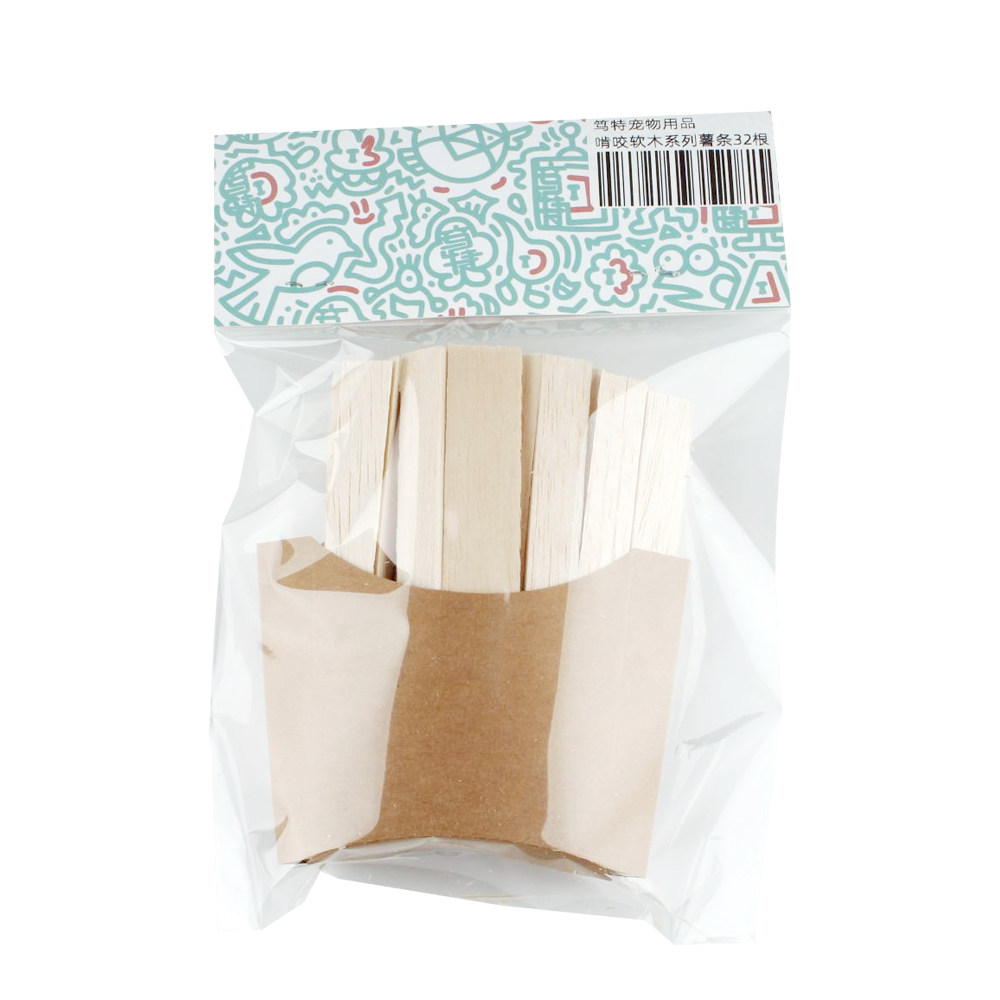 笃特宠物天然软木薯条虎皮牡丹玄凤鹦鹉玩具啃咬解闷小鸟专用解压,淘宝优惠券,粉丝福利购,淘宝优惠卷