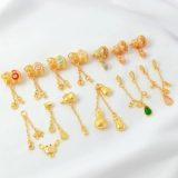 Сильная защита от цвета 18 тыс. Сумка золото золото золотой масло масло тыква денег сумок подвеска ручной работы ручной работы