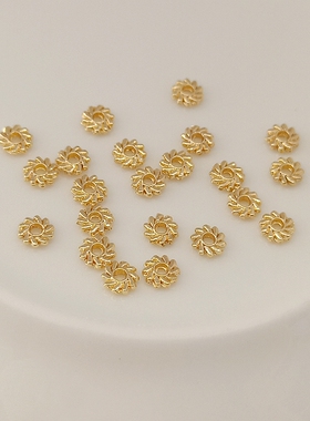 包金旋转散珠手工饰品配件