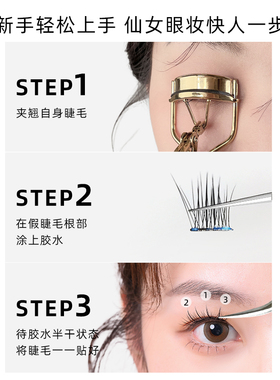 假睫毛仿真超自然仙子毛太阳花