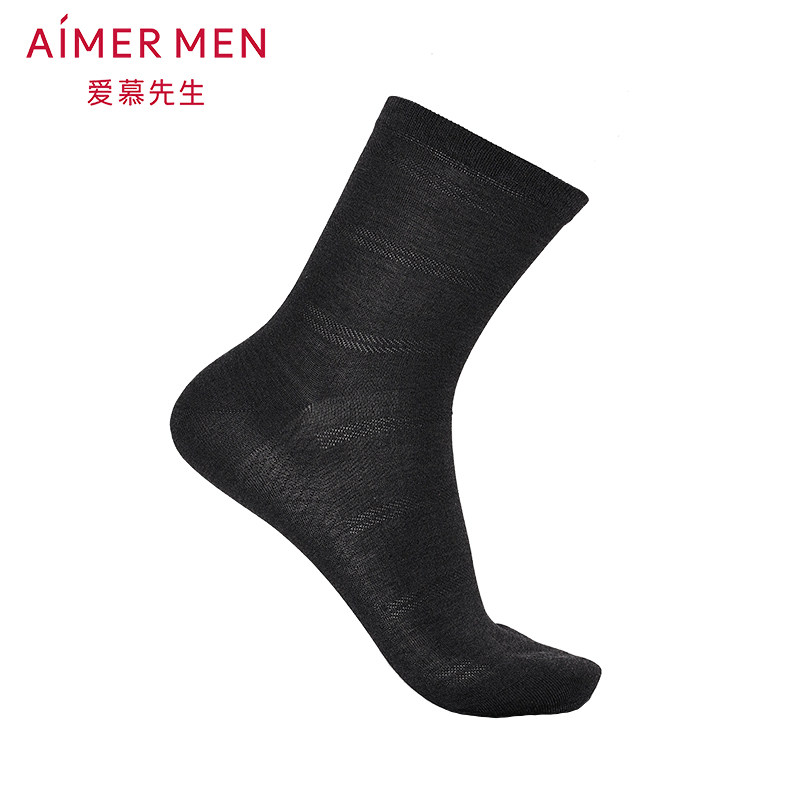 爱慕先生20ss艾维真丝商务男袜 爱慕先生短袜