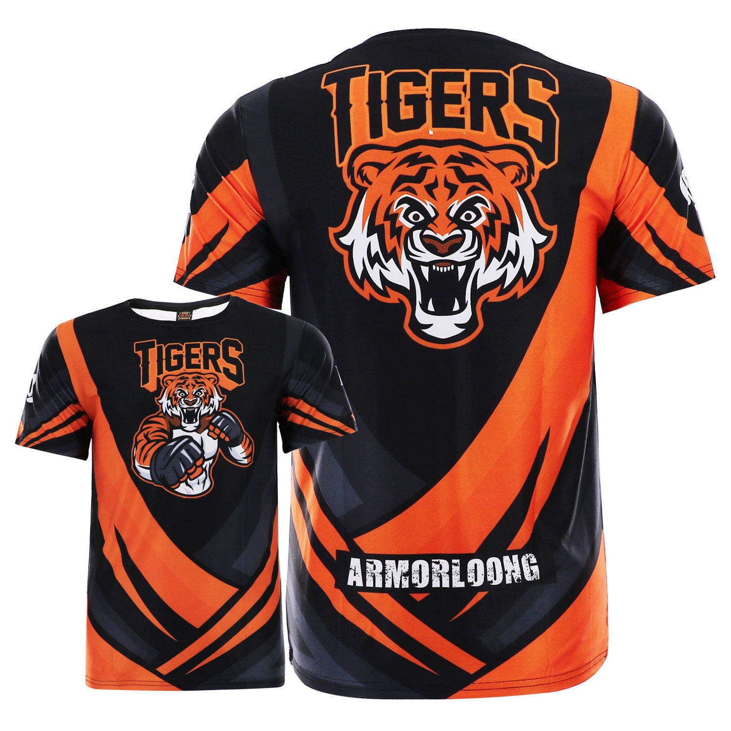 MMA散打柔术比赛拳击服拳馆UFC训练短袖上衣格斗定制男T恤套装,淘宝优惠券,粉丝福利购,淘宝优惠卷