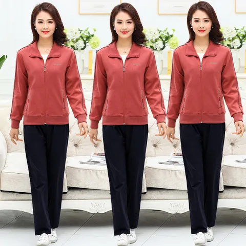 春秋卫衣妈妈装新款套装中老年套装时尚运动服多色女直销休闲,淘宝优惠券,粉丝福利购,淘宝优惠卷