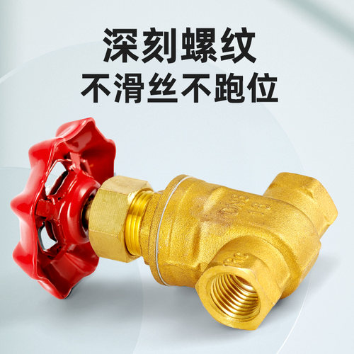 闸阀dn50自来水65水管表25螺纹32水开关总阀阀门全铜4分6分1寸2寸 - 图2