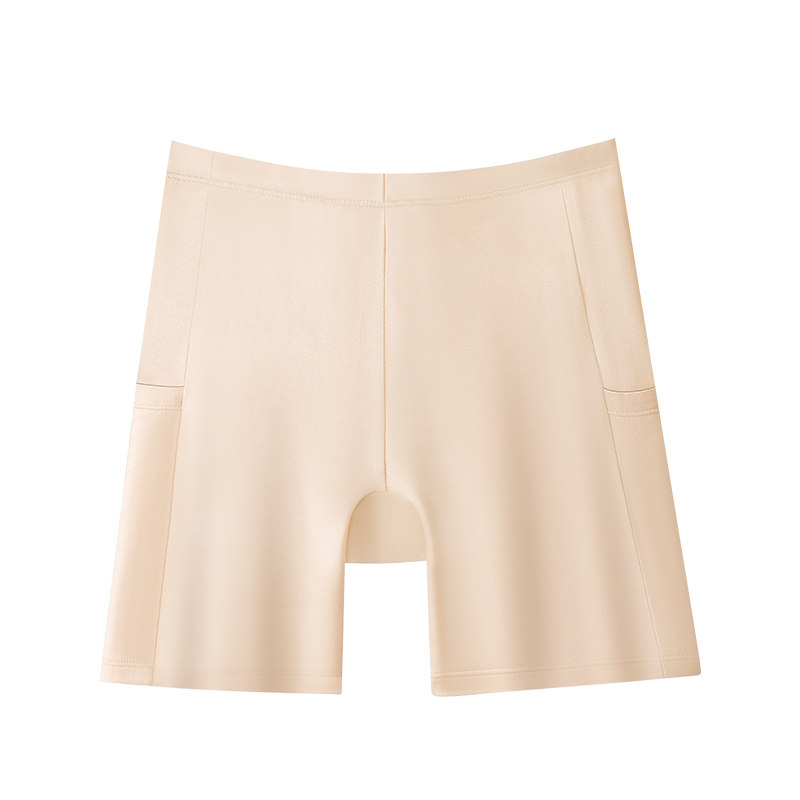 带口袋的安全裤女防走光健身瑜伽打底裤带内档免穿内裤纯色平角裤,淘宝优惠券,粉丝福利购,淘宝优惠卷