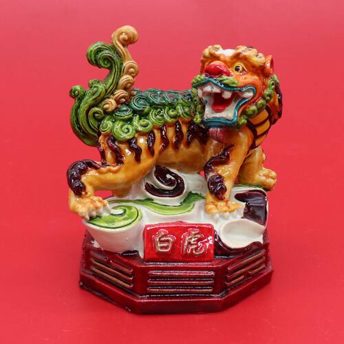 交趾陶中国龙摆件招财吉祥龙家居装饰品青龙白虎朱雀玄武祝福麒麟 - 图1