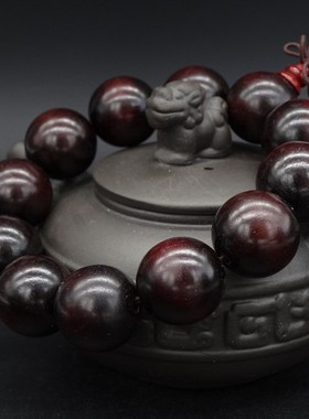 小叶紫檀男女款文玩佛珠手链