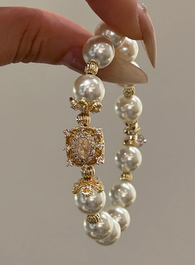 珍珠手链轻奢小众精致手串女款高级感小众2026年新款串珠气质百搭