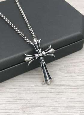 S925银项链时尚个性欧美潮流饰品