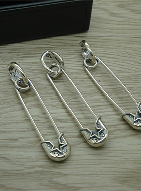 纯银吊坠别针男女时尚欧美潮饰