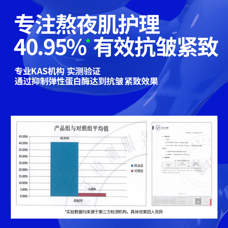 尊蓝男士眼霜淡化黑眼圈细纹熬夜保湿提拉紧致抗皱女眼部眼袋去除 - 图0