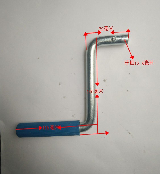 常柴/常发165/170/175/180/185/190/192/柴油机/摇把/启动手柄 - 图1