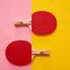 Double Happiness two-star children's table tennis racket for primary school students