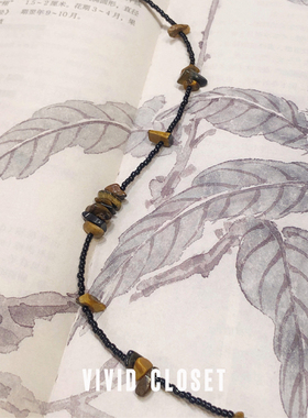 新中式复古情侣手作玉石项链