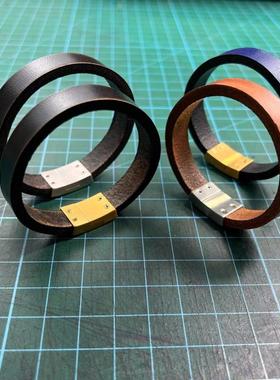 复古手镯牛皮手环男女情侣款时尚