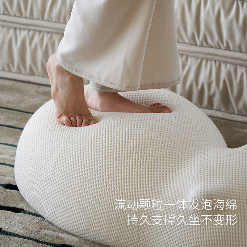 格度生活 河马动物坐墩休闲ins创意儿童懒人沙发客厅地上看书坐垫