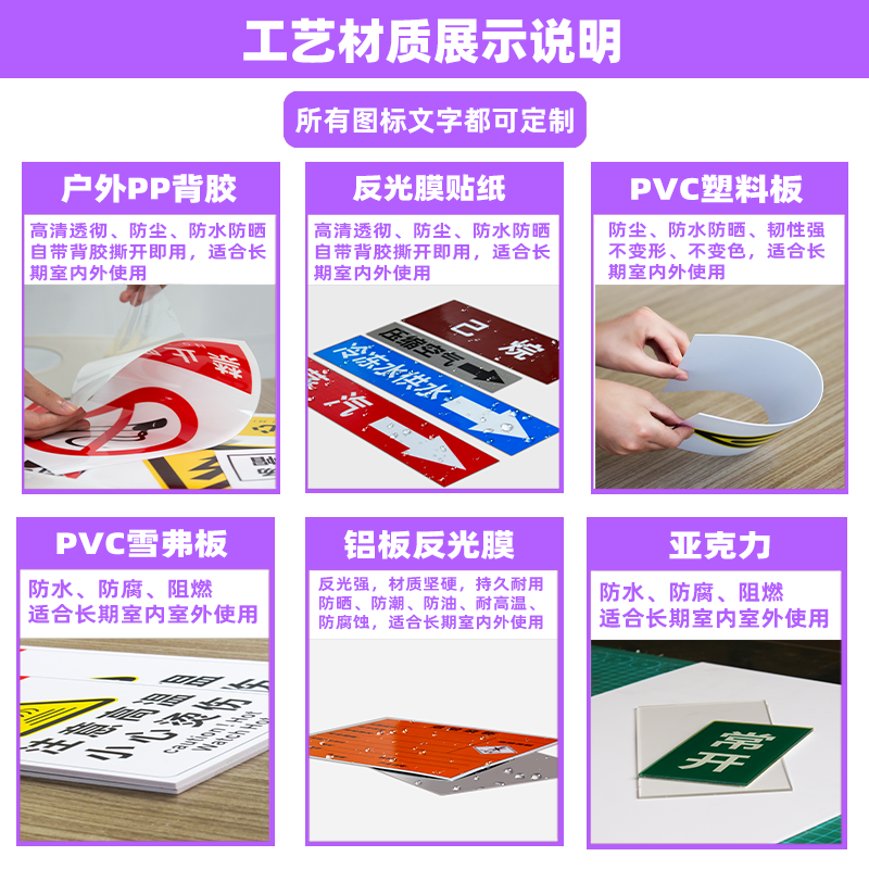 亚克力数字号码标识牌车间机器设备编号楼层桌号座位牌贴圆牌定制-图2