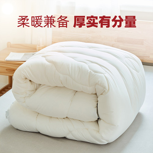 梦洁家纺大豆纤维被子春秋被夏被加厚冬被芯子母被248X2.48空调被 - 图0