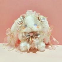 Cute Jk Lorita Small Rabbit Bag Large Capacity Lolita Plush Send Girl Birthday Gift Children Doll Diy
