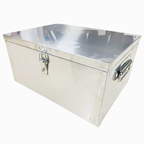 不锈钢箱长方形304不锈钢工具箱带锁加厚船用储物箱备件箱定制 - 图3