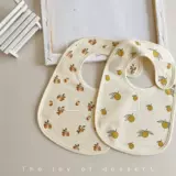 Детский мультяшный хлопковый водонепроницаемый слюнявчик для новорожденных, милый нагрудник, с медвежатами