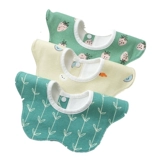 Летний тонкий свежий брендовый детский нагрудник, водонепроницаемый слюнявчик, в корейском стиле, в цветочек, цветочный принт